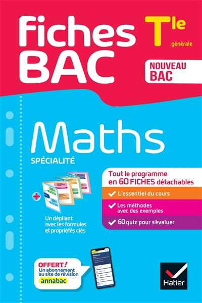 Maths spécialité, terminale générale : nouveau bac