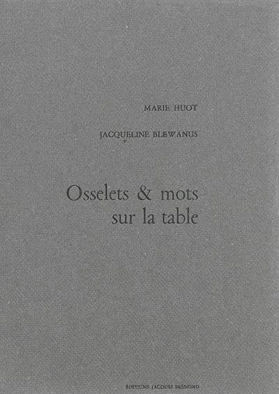 Osselets & mots sur la table