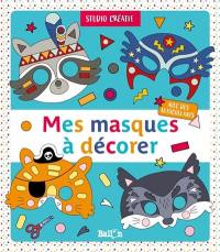 Mes masques à décorer : bleu