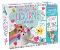 Mon squishy licorne à colorier