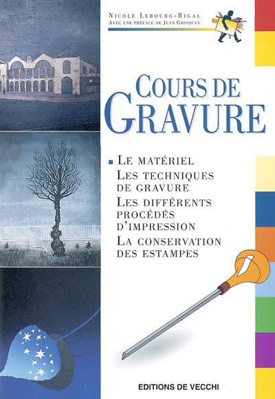 Cours de gravure : le matériel, les techniques de gravure, les différents procédés d'impression, la conservation des estampes