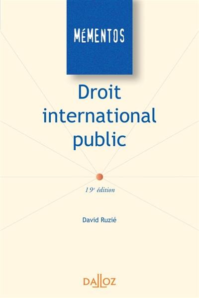 Droit international public