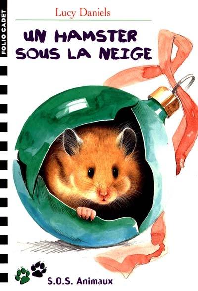 Un hamster sous la neige