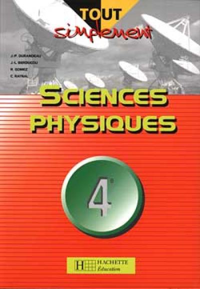 Sciences physiques 4e