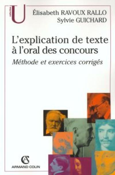 L'explication de texte à l'oral des concours