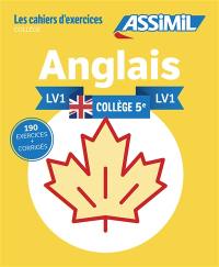 Anglais collège 5e, LV1 : 190 exercices + corrigés