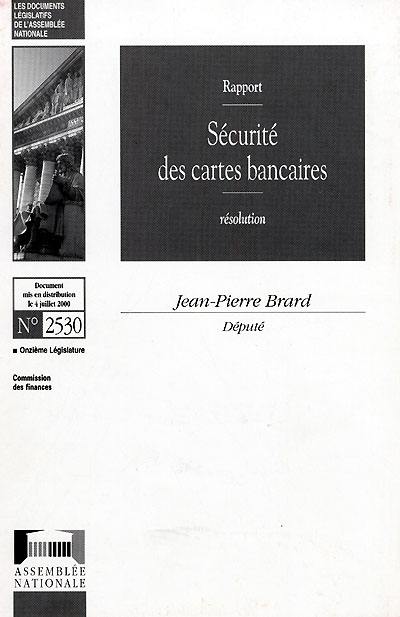 Sécurité des cartes bancaires : rapport, résolution