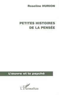 Petites histoires de la pensée