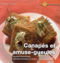 Canapés et amuse-gueules : recettes savoureuses, raffinées et simples à préparer