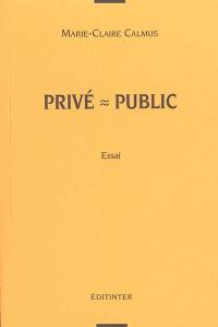 Privé-public : essai