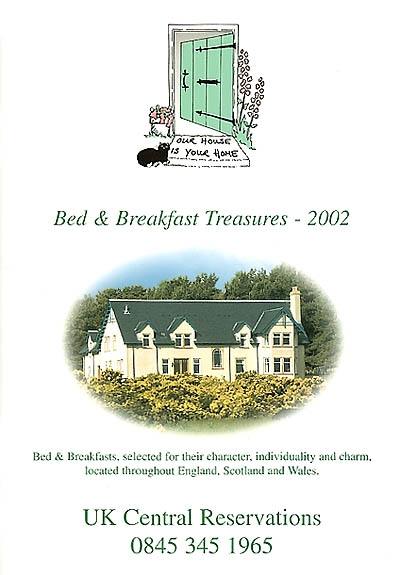 Bed and breakfast treasures 2002