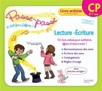 Lecture-écriture CP, 6-7 ans, conforme au programme : livre-ardoise avec feutre effaçable pour s'entraîner, effacer et recommencer ! : reconnaissance des sons, écriture des sons, lecture des syllabes et des mots, lignes d'écriture : avec plus de 100 exercices et tous les corrigés !