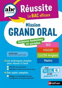 Mission grand oral, SES, HGGSP : nouveau bac