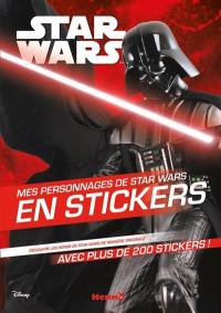 Mes personnages de Star Wars en stickers