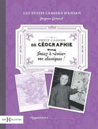 Petit cahier de géographie