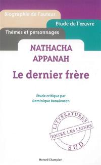 Le dernier frère, Natacha Appanah