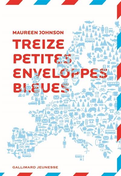 13 petites enveloppes bleues