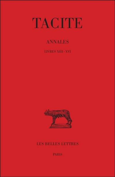 Annales. Vol. 4. Livres XIII-XVI