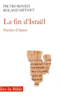 La fin d'Israël : paroles d'Amos