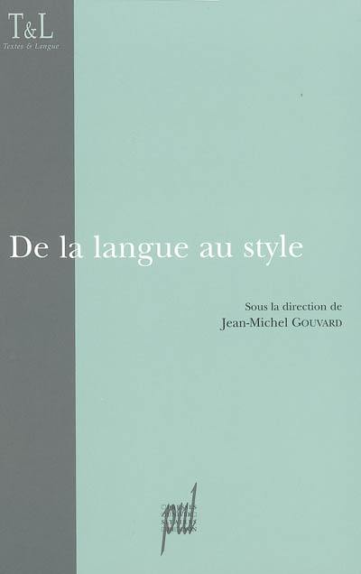 De la langue au style