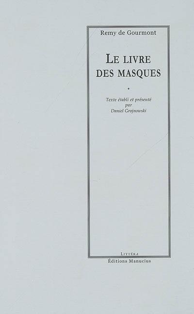 Le livre des masques