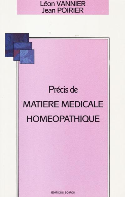 Précis de matière médicale homéopathique