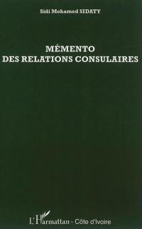 Mémento des relations consulaires