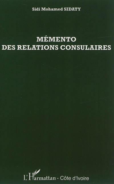 Mémento des relations consulaires