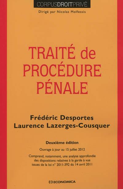 Traité de procédure pénale