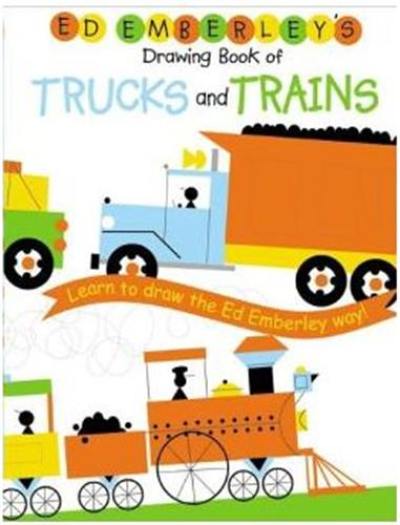 Ed Emberley Drawing Book Trucks and Trains