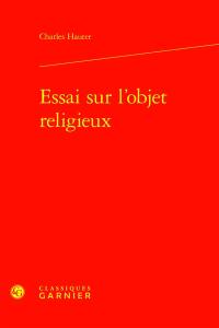 Essai sur l'objet religieux