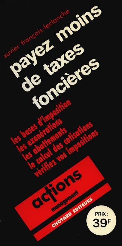 Payez moins de taxes foncières