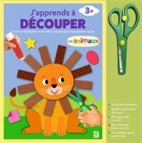 J'apprends à découper : les animaux : un livre d'activités manuelles simples pour les petites mains, 3+