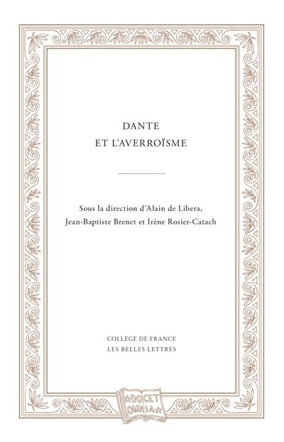 Dante et l'averroïsme