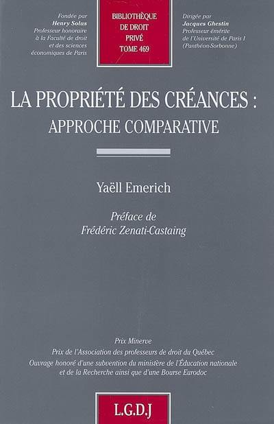 La propriété des créances : approche comparative