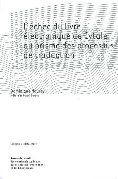 L'échec du livre électronique de Cytale au prisme des processus de traduction