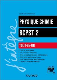 Physique chimie BCPST 2 : tout-en-un