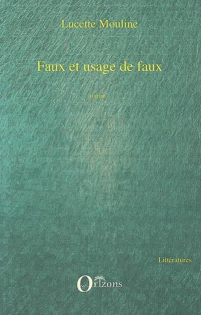 Faux et usage de faux