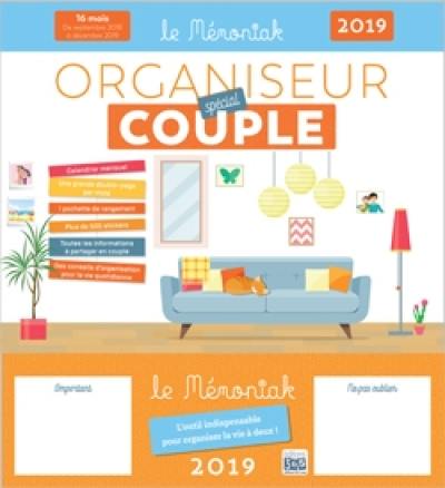 Organiseur spécial couple : 2019 : 16 mois, de septembre 2018 à décembre 2019