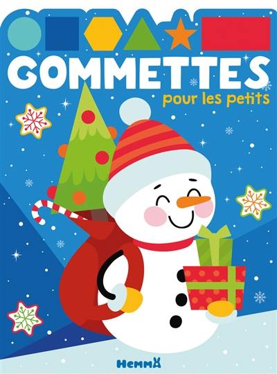 Gommettes pour les petits : bonhomme de neige Noël