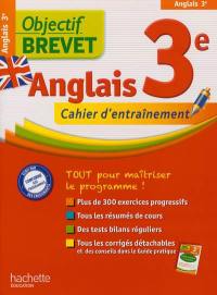 Anglais 3e : cahier d'entraînement