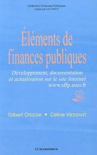 Eléments de finances publiques