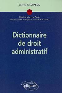 Dictionnaire de droit administratif