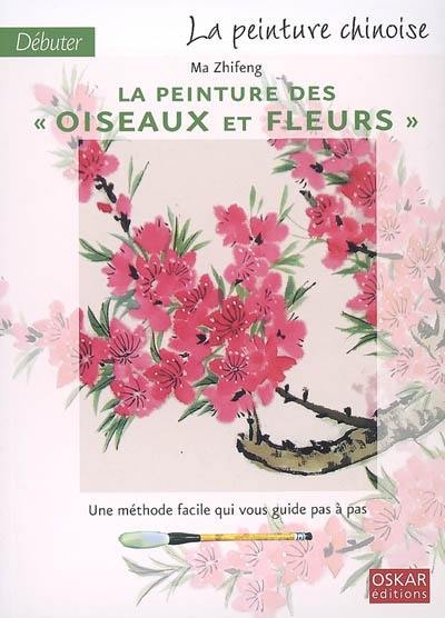 La peinture des oiseaux et fleurs