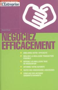 Négociez efficacement