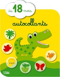 Le crocodile : autocollants : dès 18 mois