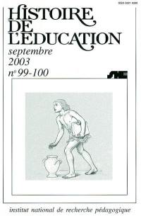 Histoire de l'éducation, n° 99-100. Bibliographie de l'éducation française : titres parus au cours de l'année 2000 et suppléments des années antérieurs