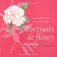 Portraits de fleurs pour le dessin ou l'aquarelle