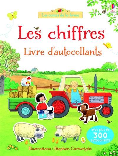 Les chiffres : livre d'autocollants