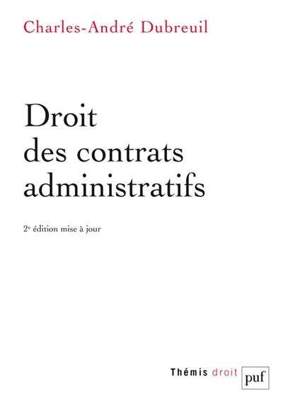 Droit des contrats administratifs